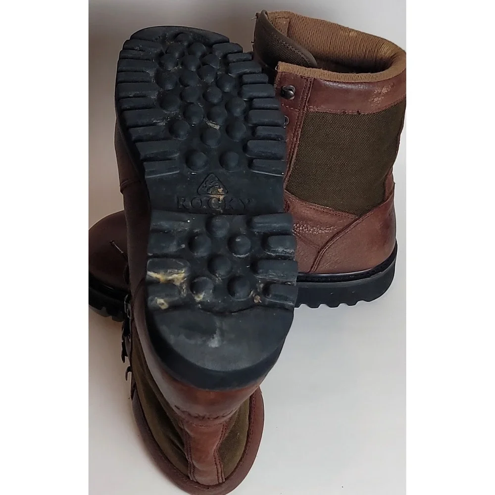Rocky Ranger Gore-tex‎ Men's Waterproof Brown Leather Hiking Work Boots  Size 8M